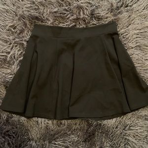 Black short skirt